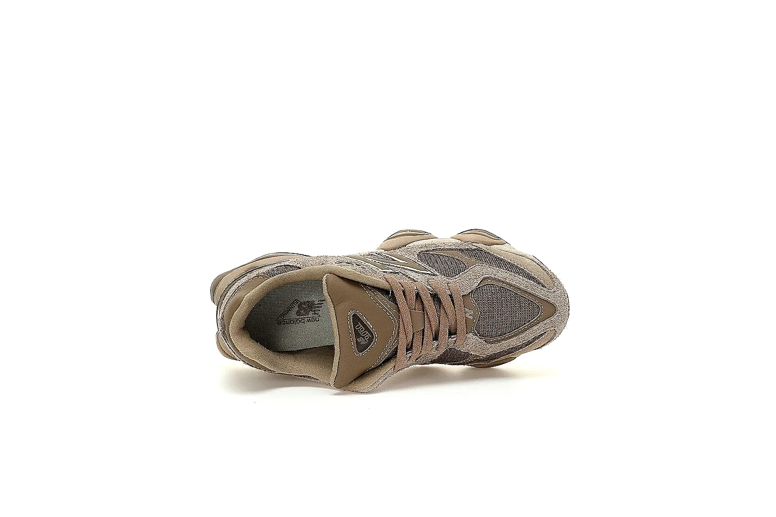 New Balance 9060 taupe runner QC scout with side logo and chunky sole thumbnail 3