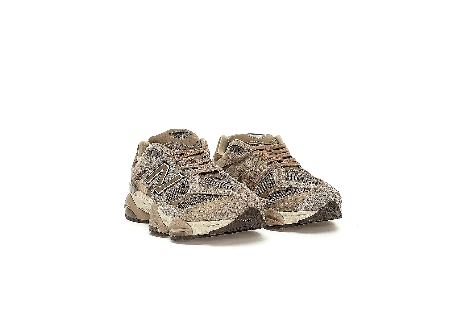 New Balance 9060 taupe runner QC scout with side logo and chunky sole thumbnail 5