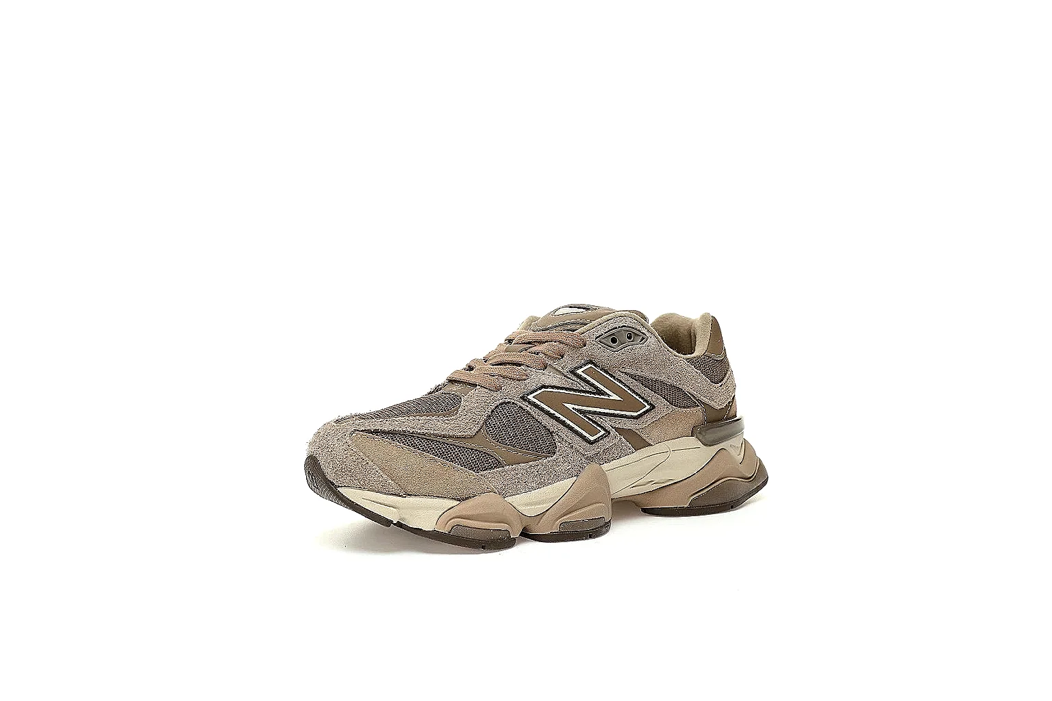 New Balance 9060 taupe runner QC scout with side logo and chunky sole thumbnail 6