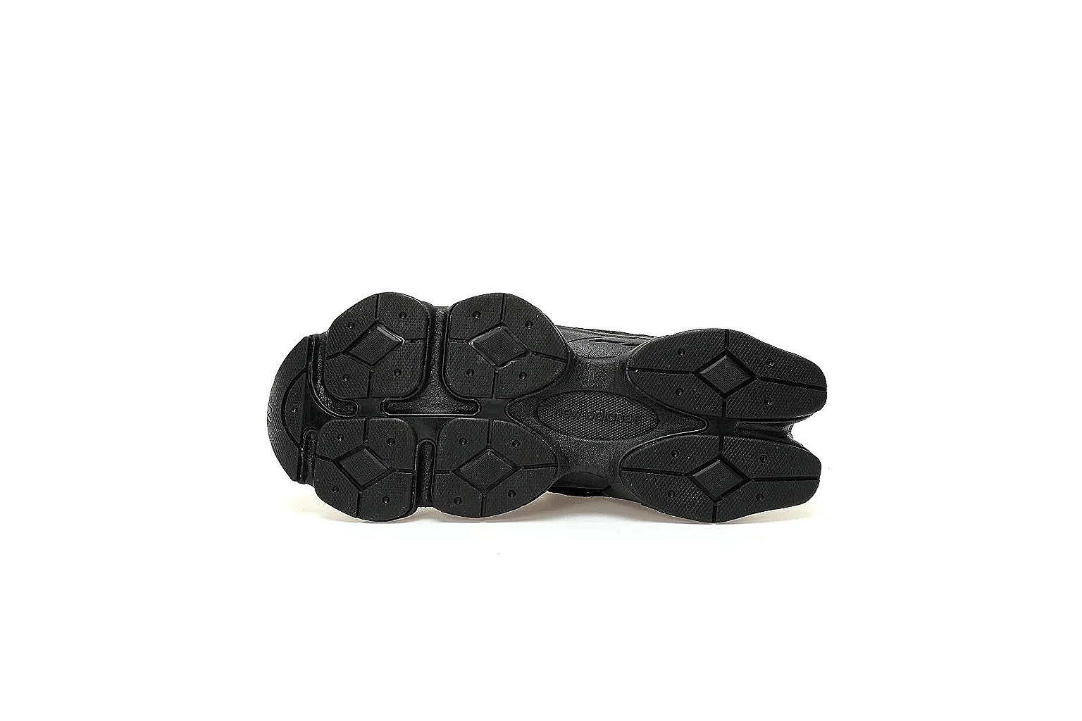 New Balance black runner angled front view showing laces and N logo thumbnail 4
