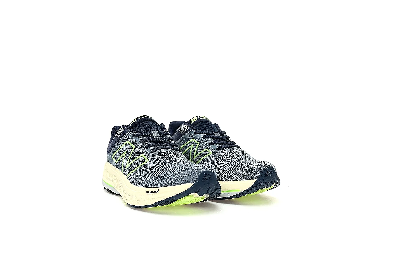 Kako Scout comparison images for New Balance Gray Neon Runner Sneaker thumbnail 5
