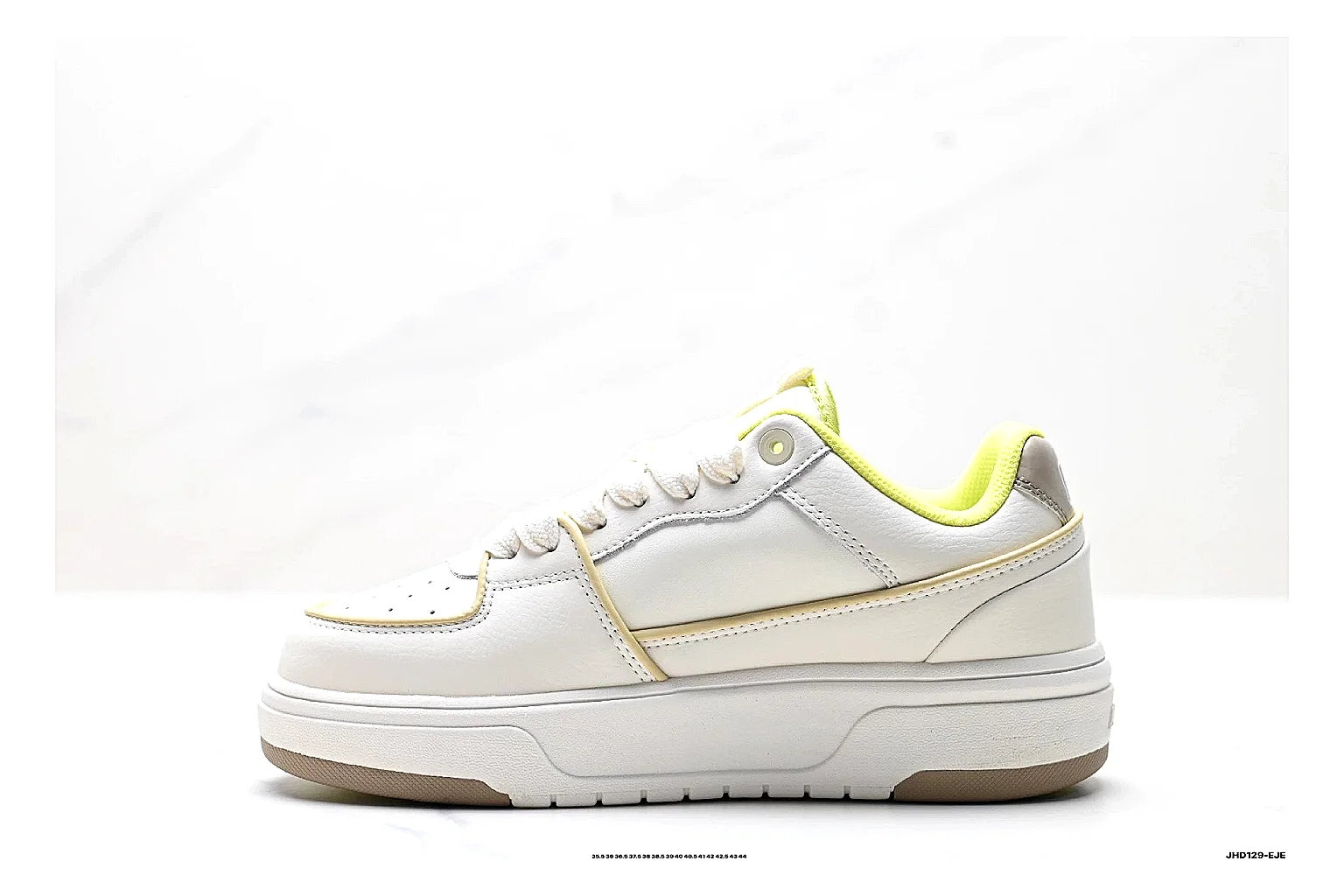 kakoscout.com New Balance Low Court White Neon comparison signal card six-photo gallery