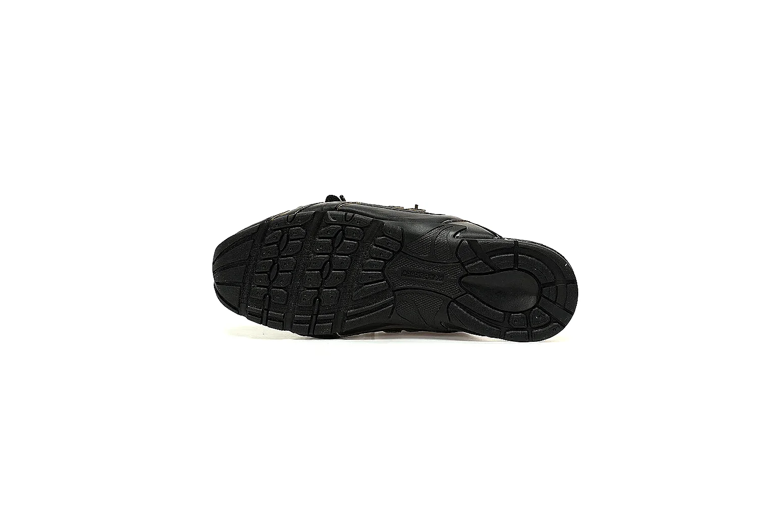 Black New Balance x Miu Miu mule trainer with visible side logo and glossy panels thumbnail 4