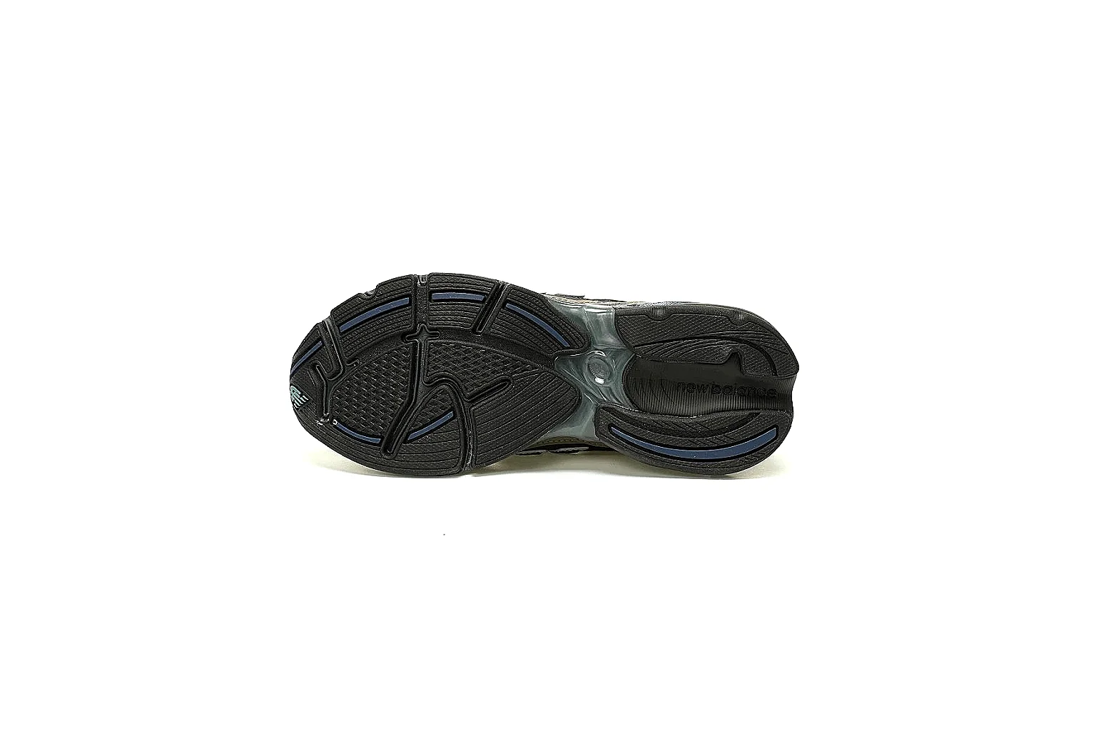 New Balance olive taupe runner with visible N logo and sculpted dark midsole thumbnail 4