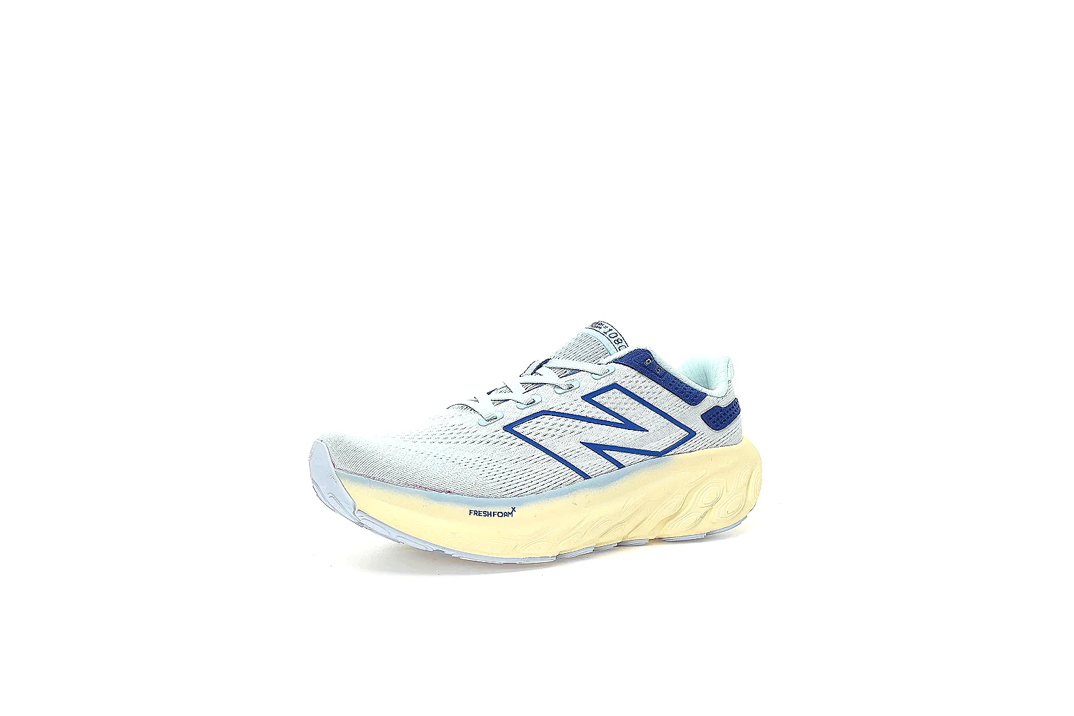 Kako Scout comparison images for New Balance White Blue Retro Runner Sneaker thumbnail 6