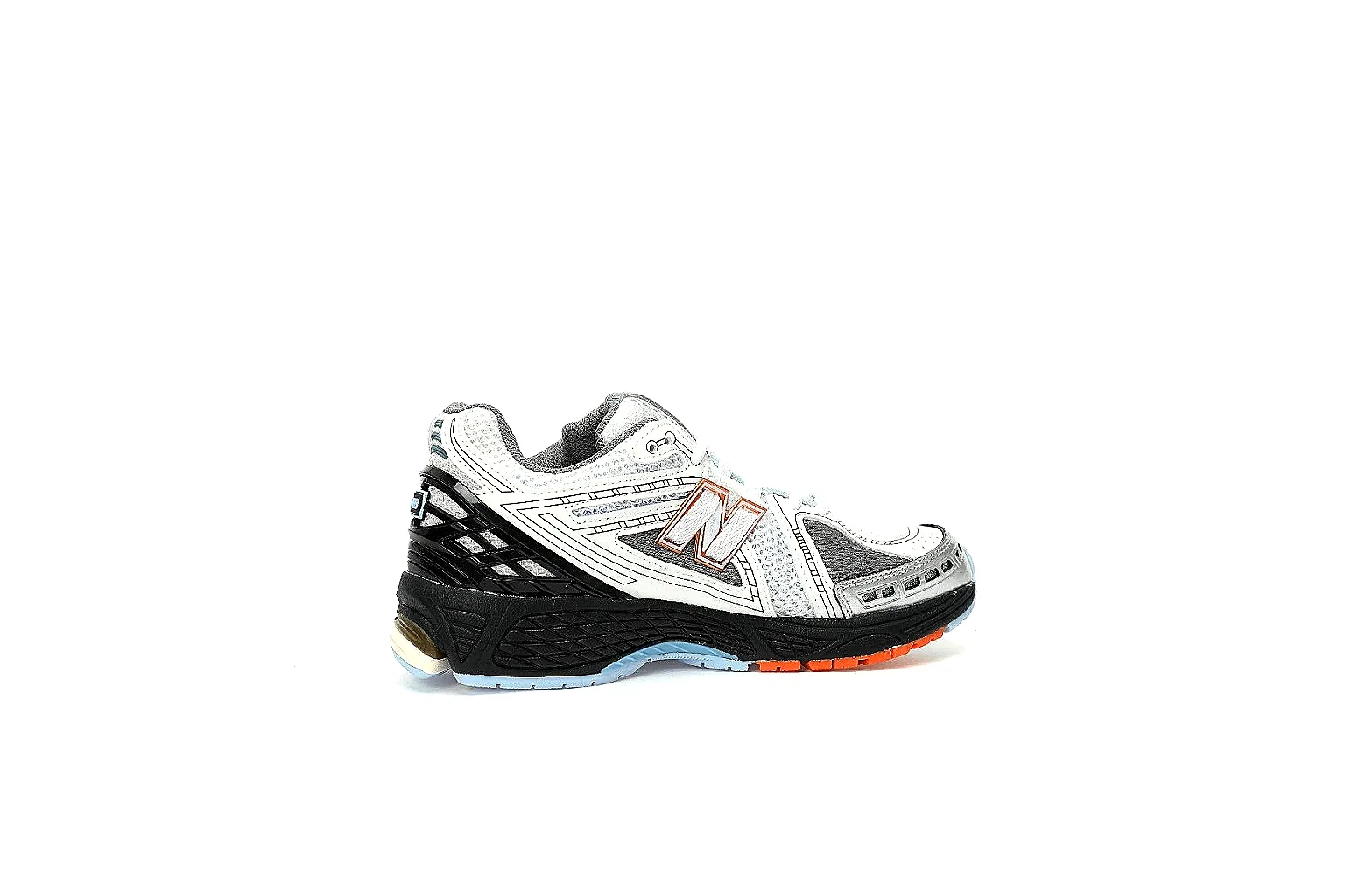 Kako Scout comparison images for New Balance White Gray Runner
