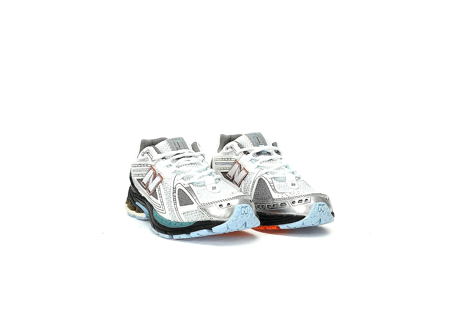 Kako Scout comparison images for New Balance White Gray Runner thumbnail 5