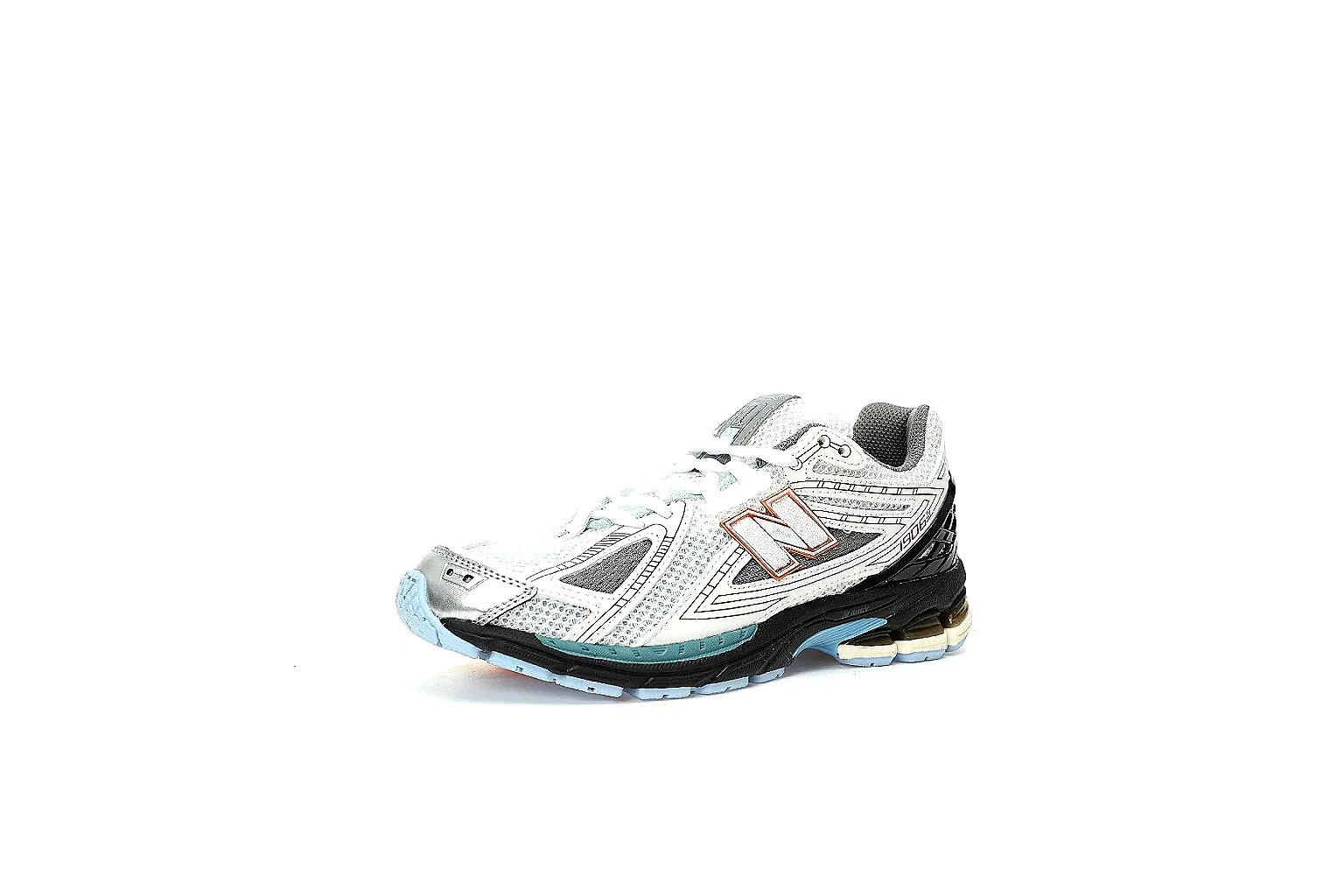 Kako Scout comparison images for New Balance White Gray Runner thumbnail 6