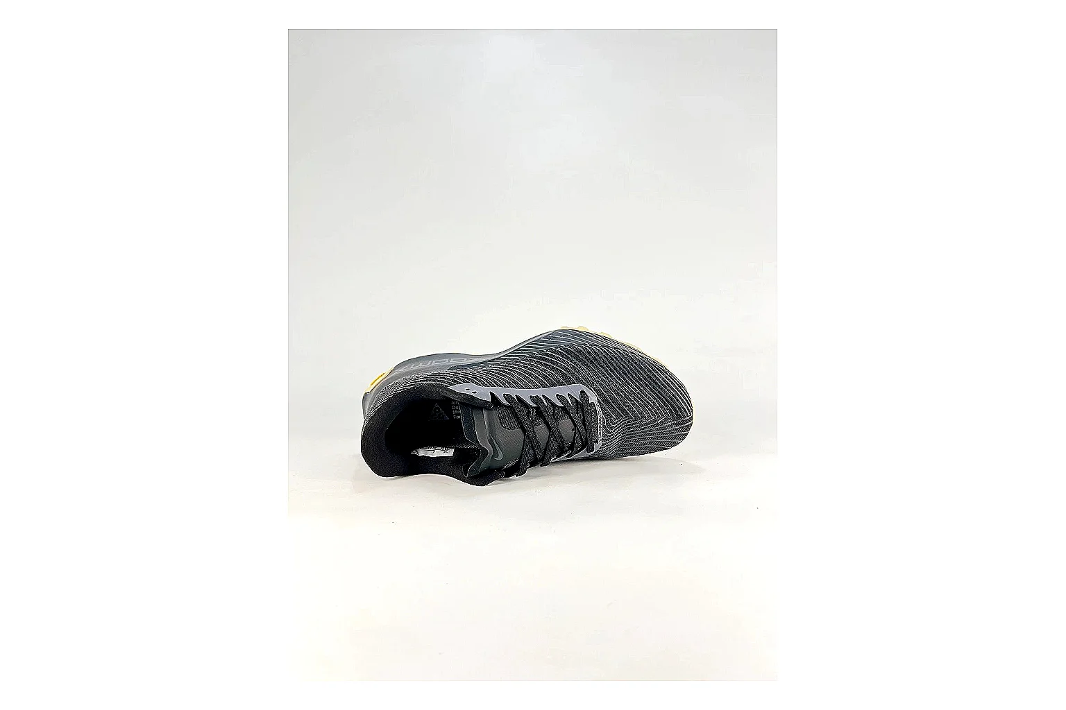 Nike ACG Ultra Black Gum Sneakers comparison signal photo with black gum outdoor sneakers with textile texture, side-profile shape, upper panel lines, and outsole detail