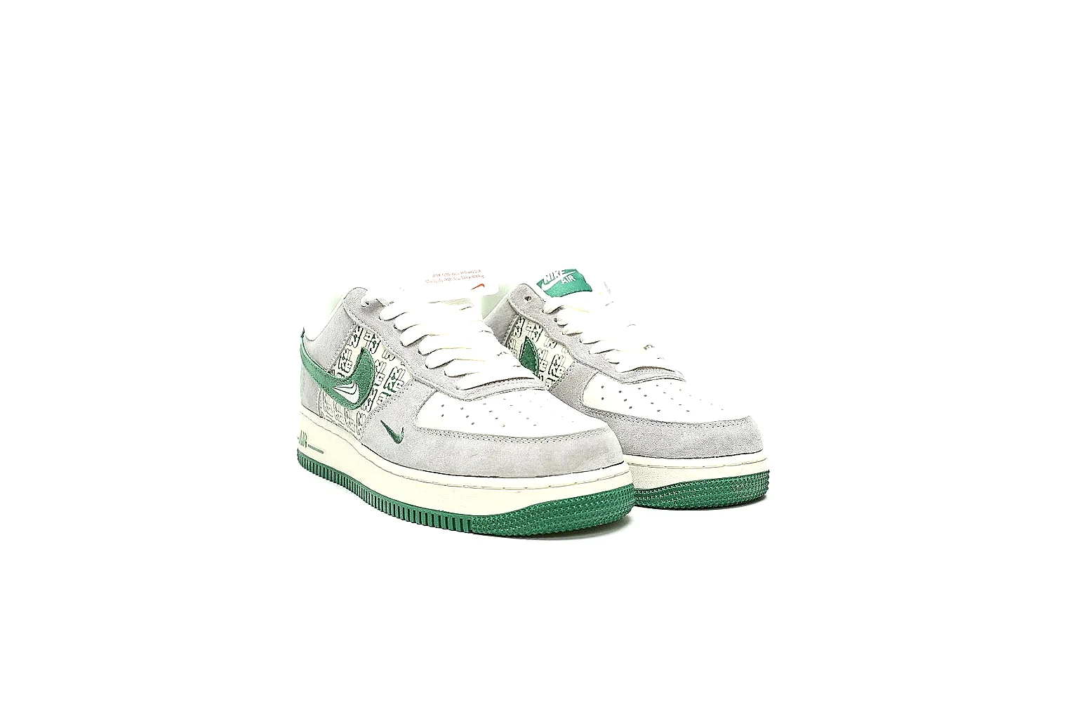 Nike AF1 Low grey green side and outsole proof for price and QC comparison thumbnail 4