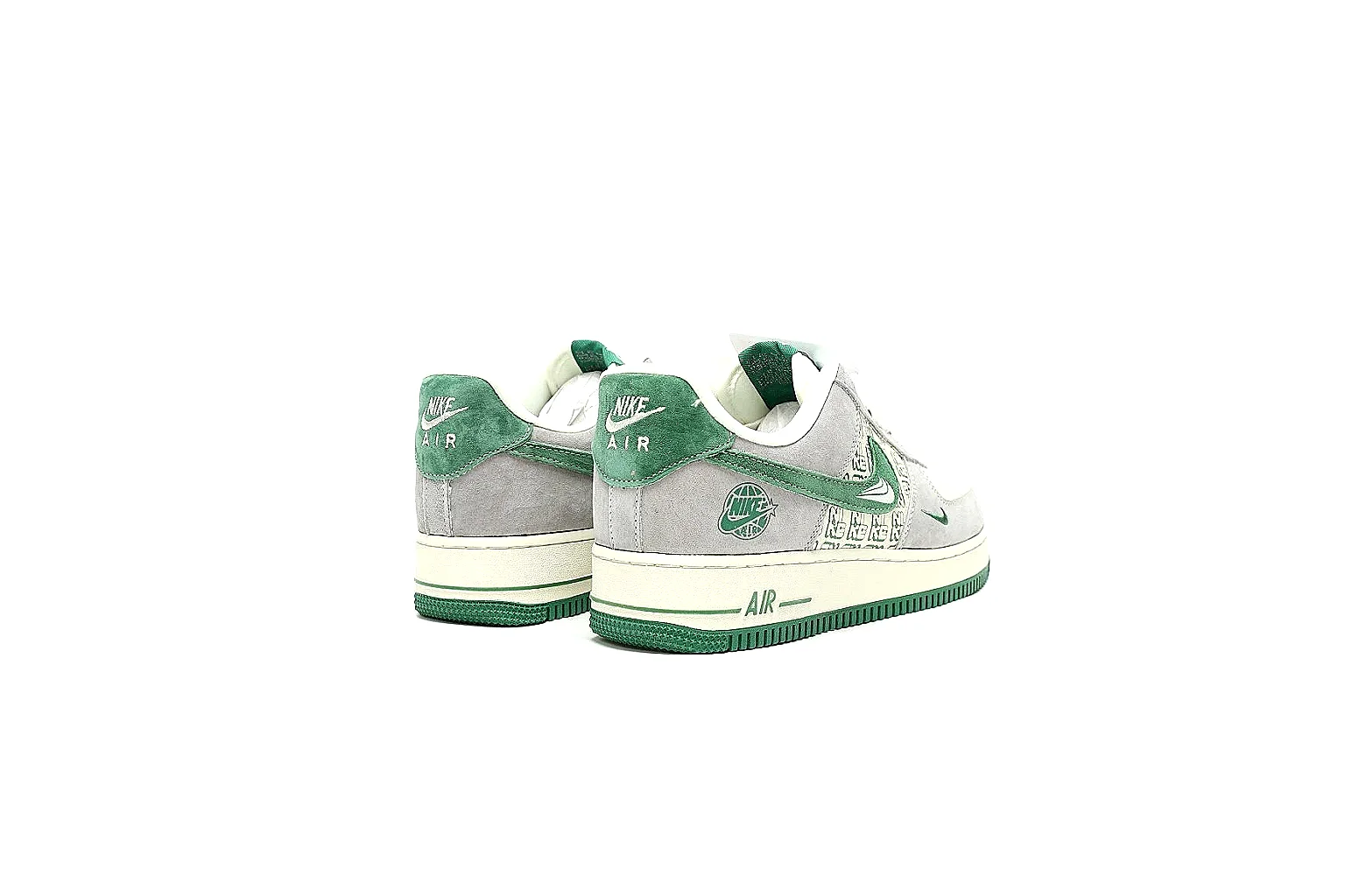 Nike AF1 Low grey green side and outsole proof for price and QC comparison thumbnail 5