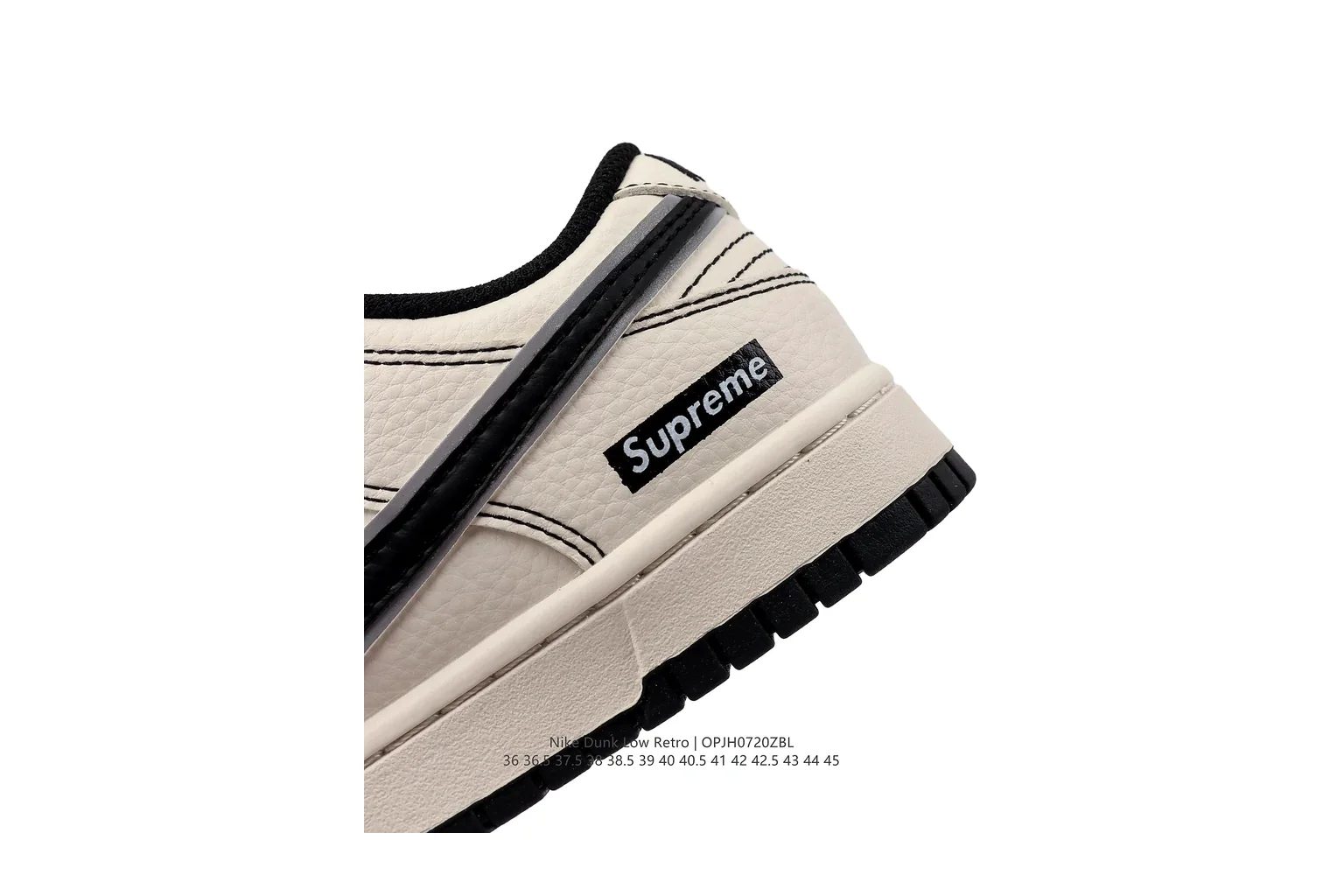 Nike Air Force 1 Low Sail Black court low top six photo view thumbnail 5