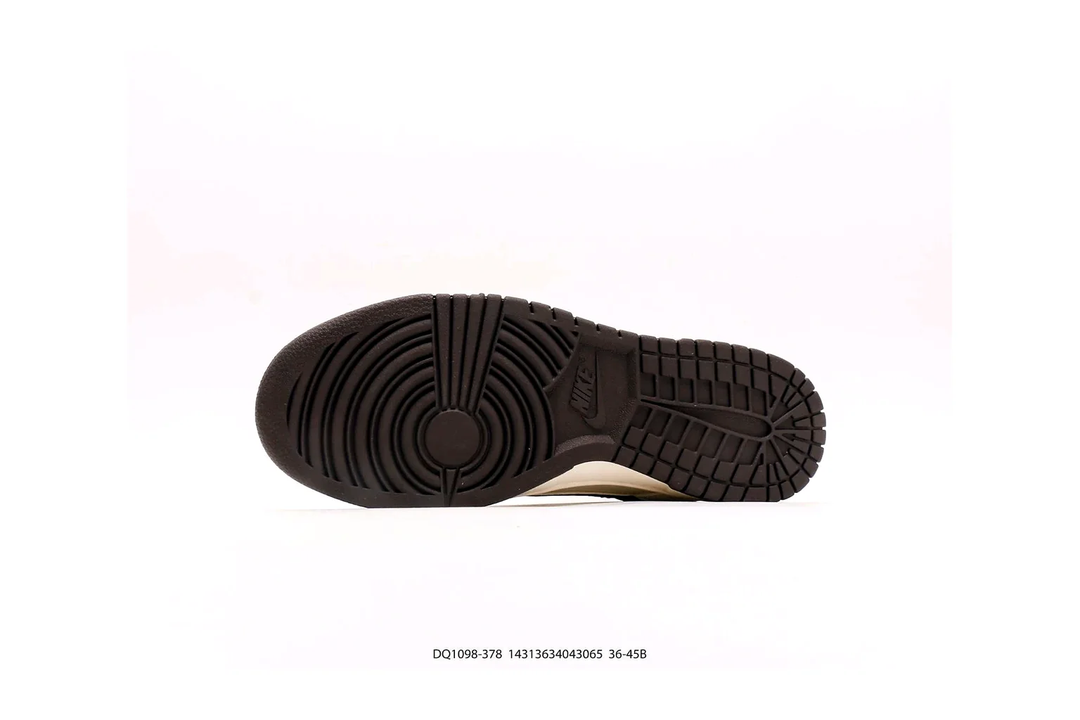 Nike Air Force 1 Low Sail Black court low top six photo view