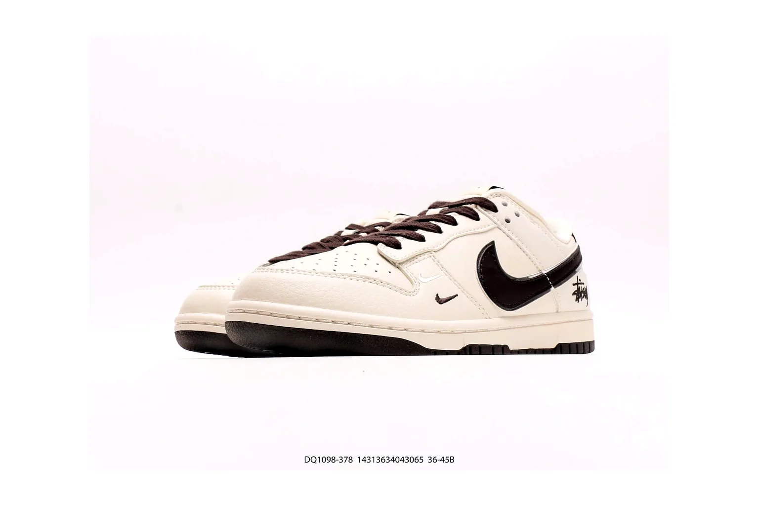 Nike Air Force 1 Low Sail Black court low top six photo view thumbnail 3