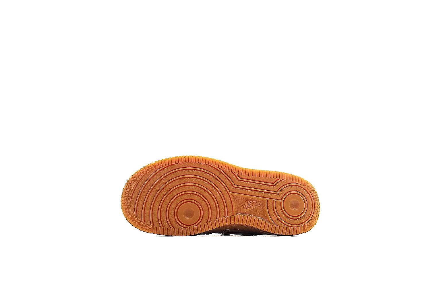 Nike AF1-style wheat rope sneaker with side logo, rope laces and gum sole thumbnail 5