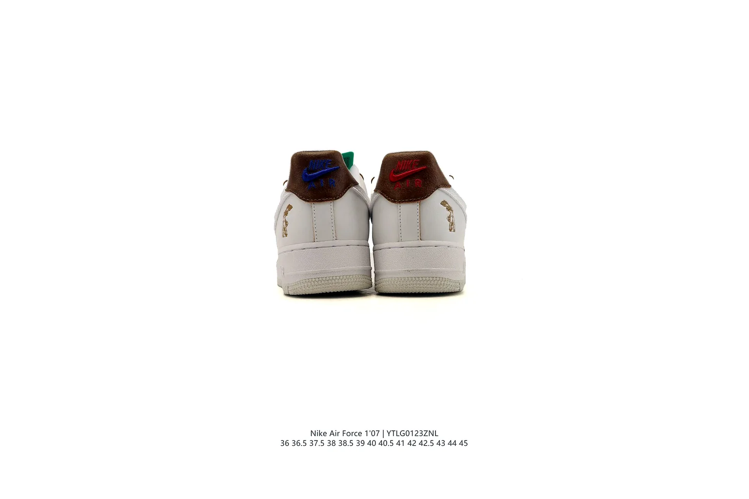 Nike Air Force 1 Low White Green court low top six photo view thumbnail 3
