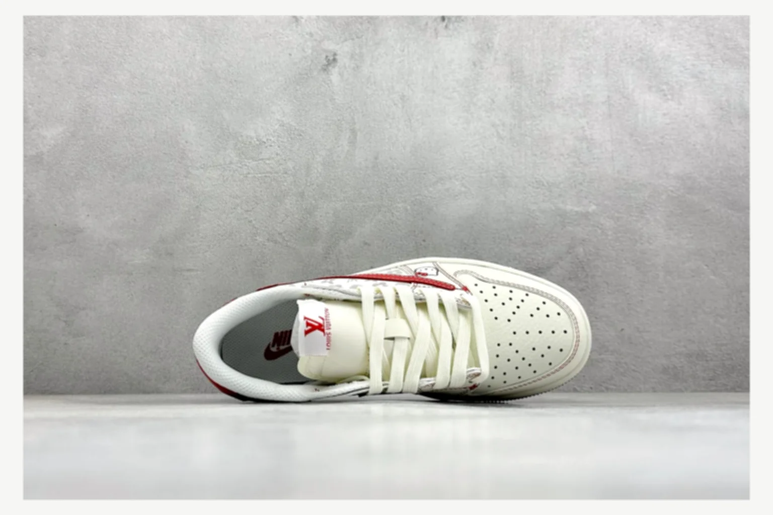 Adidas Samba White Red Low Top comparison proof image SKU 1182167385 thumbnail 2