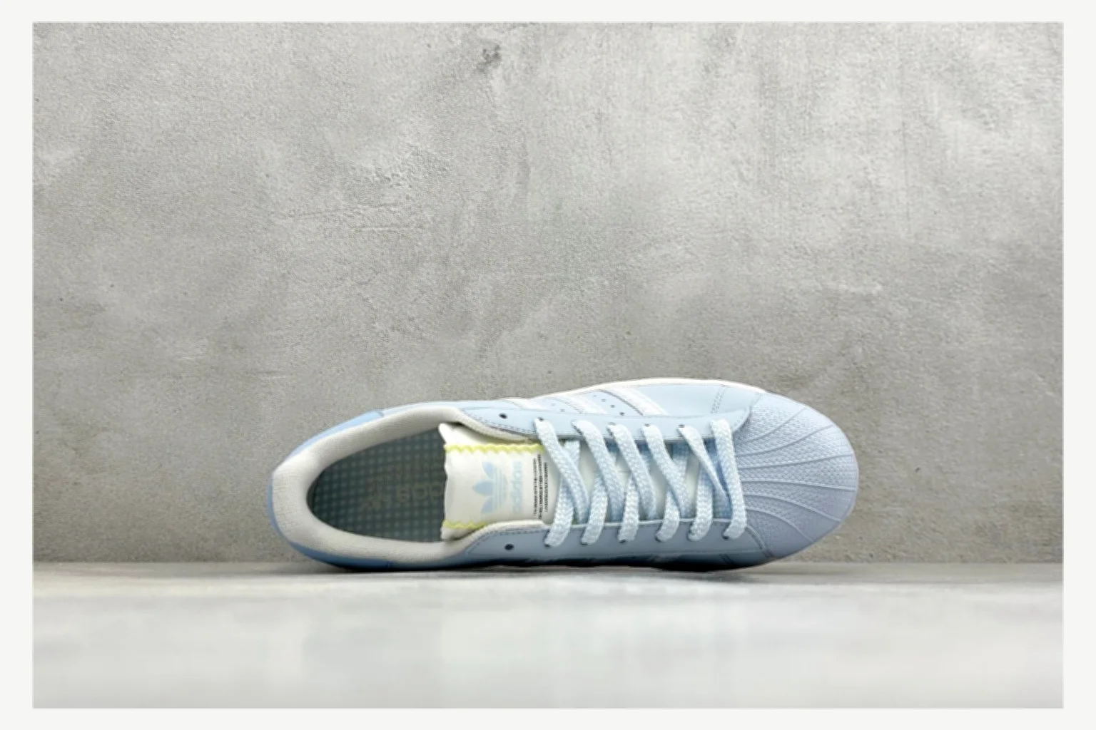 Adidas Superstar Light Blue Low Top comparison proof image SKU 1182167410 thumbnail 2