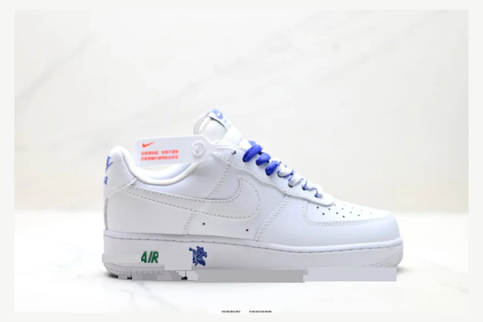 Nike Air Force 1 Silver Gray Low Top comparison proof image SKU 1182167439