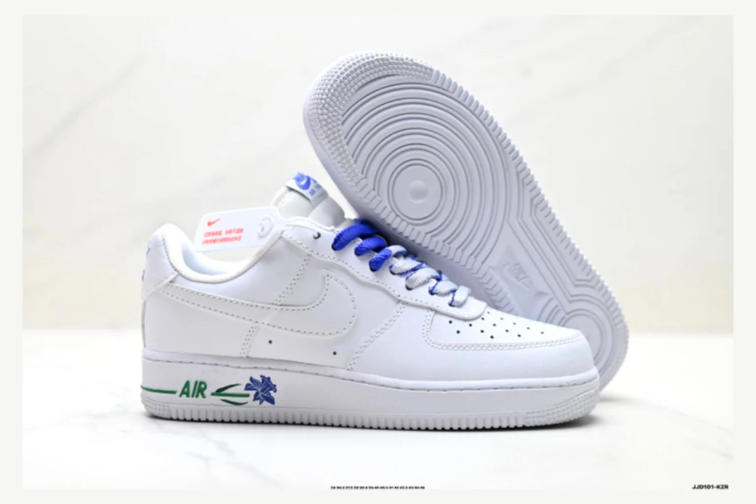 Nike Air Force 1 Silver Gray Low Top comparison proof image SKU 1182167439 thumbnail 4