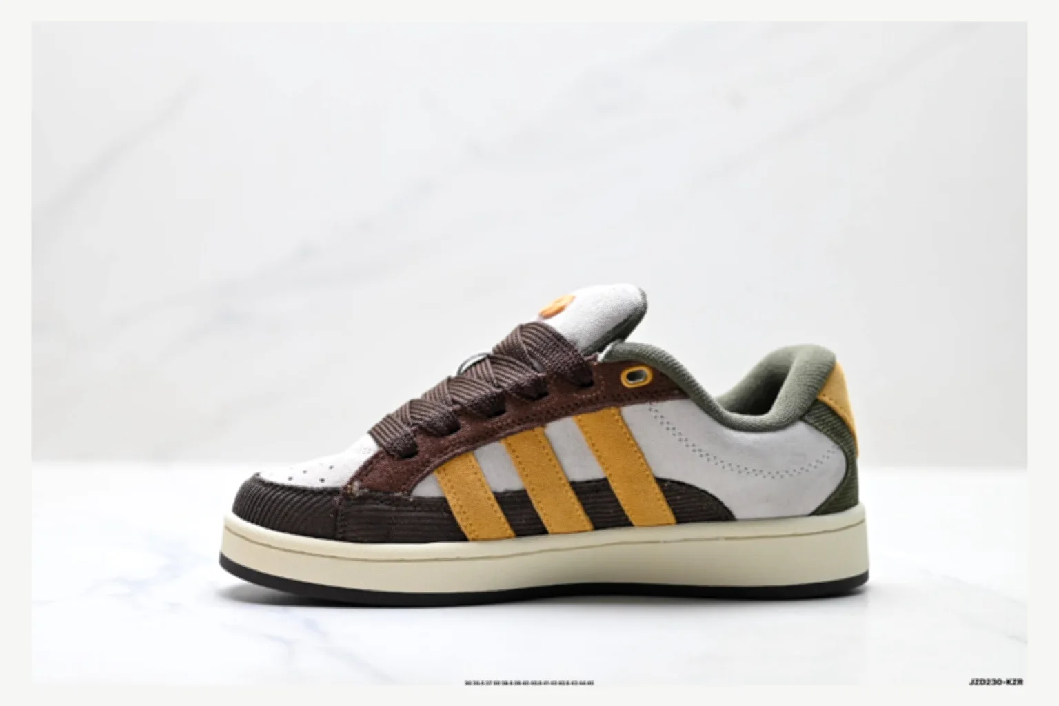 Adidas Campus Brown Yellow Low Top comparison proof image SKU 1182167515 thumbnail 2