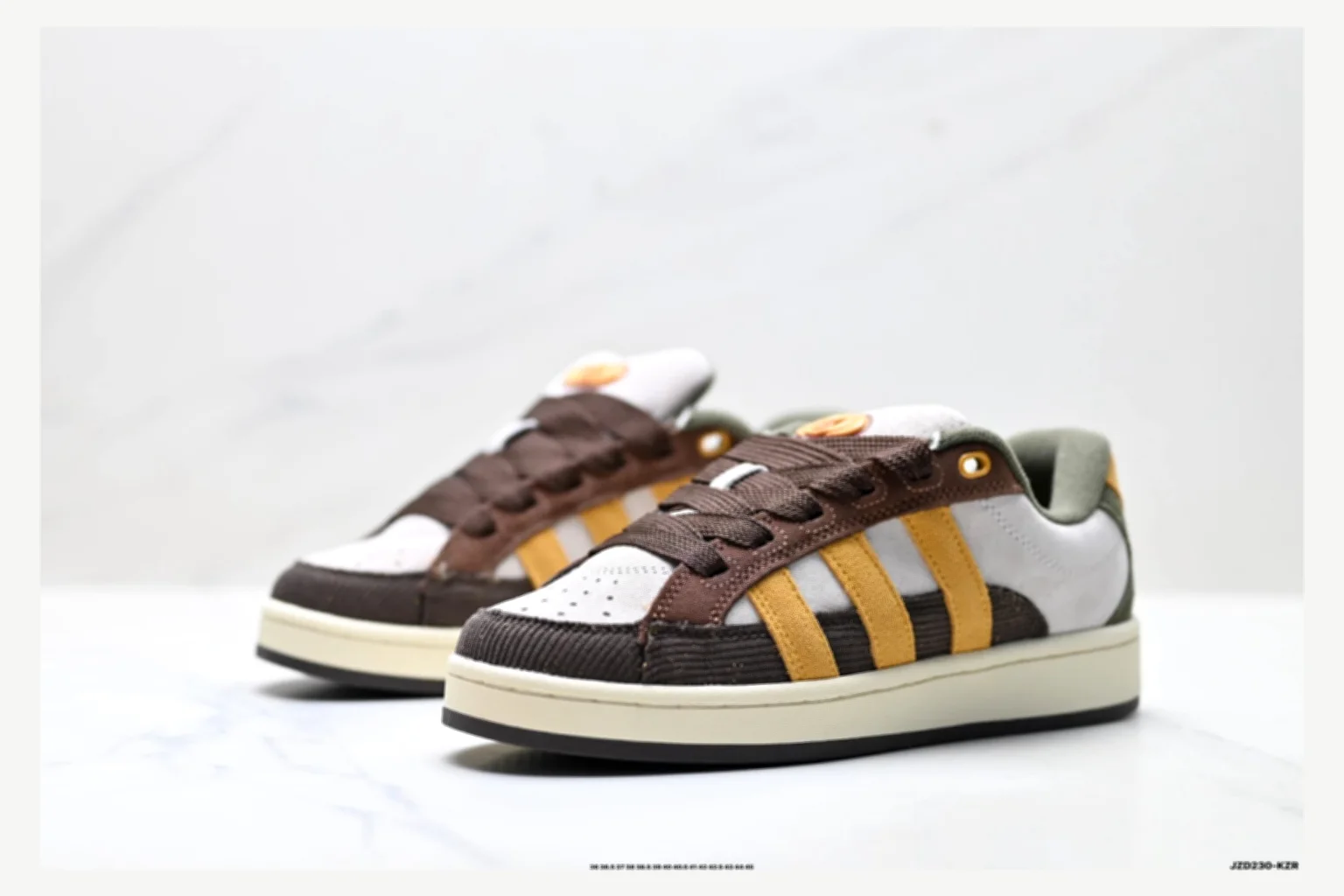 Adidas Campus Brown Yellow Low Top comparison proof image SKU 1182167515 thumbnail 3