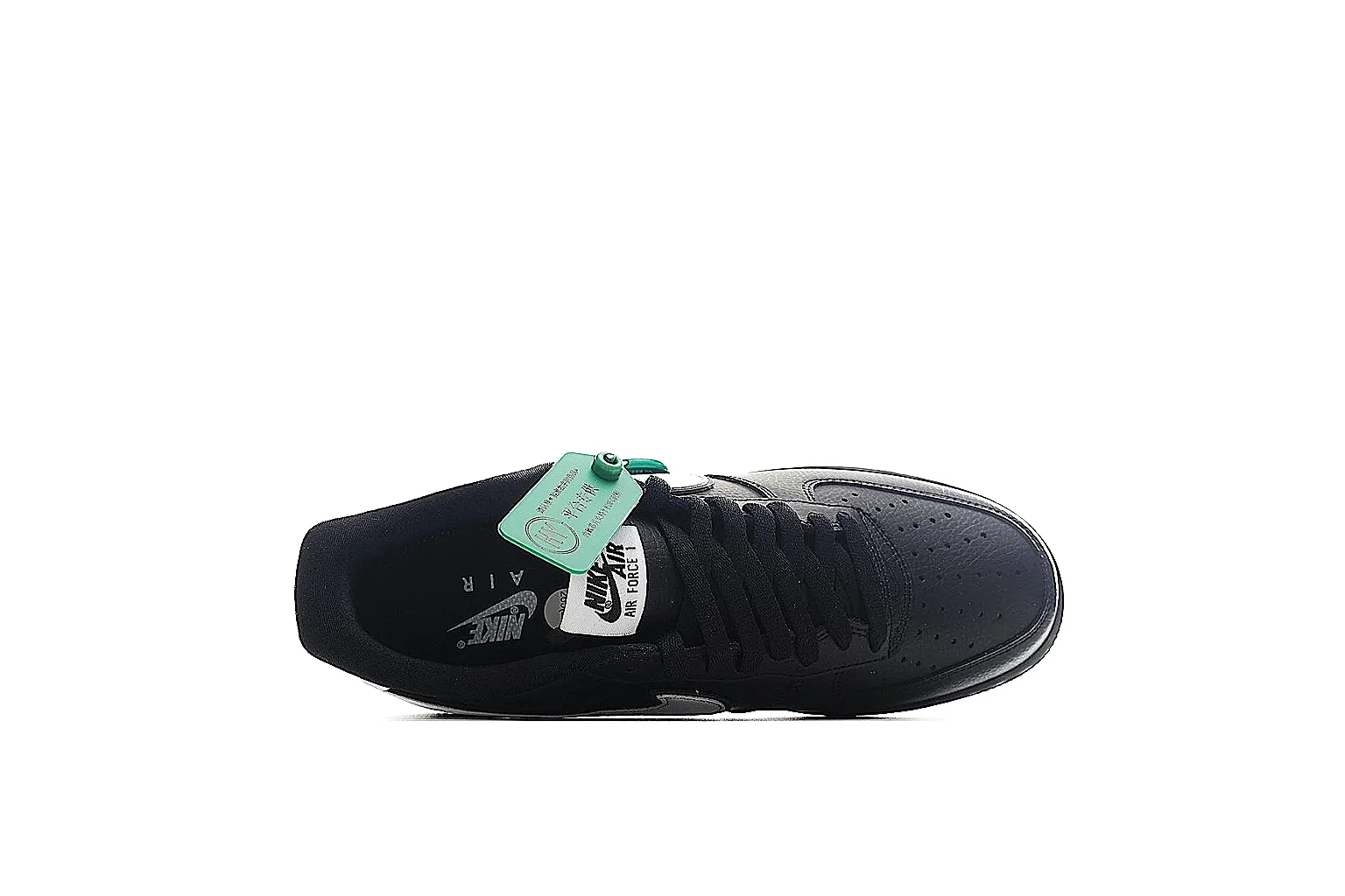 Nike Air Force 1 low Black White 5019 comparison signal note six-photo gallery thumbnail 3