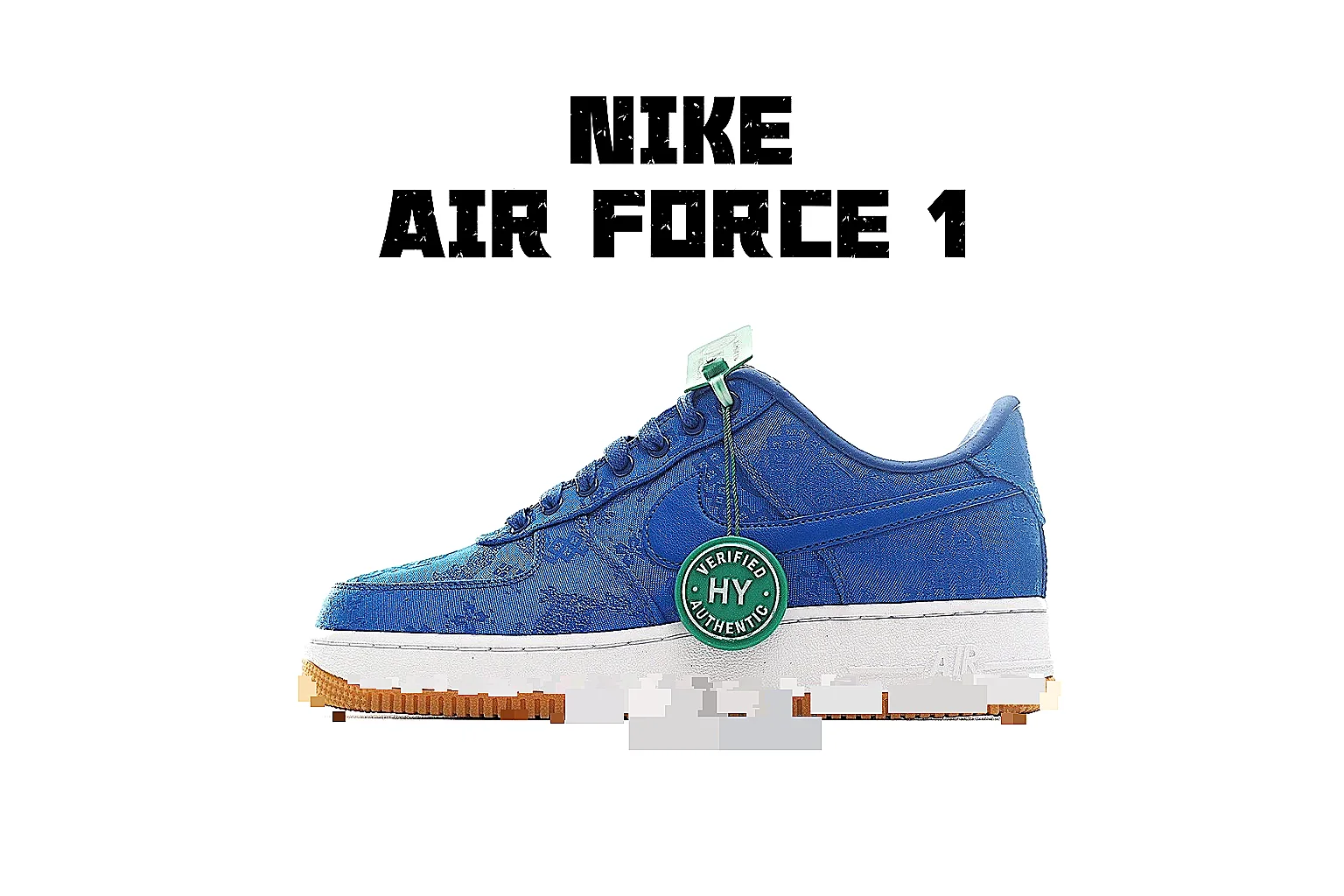 Nike Air Force 1 low Royal Blue Gum 8215 comparison signal note six-photo gallery thumbnail 2