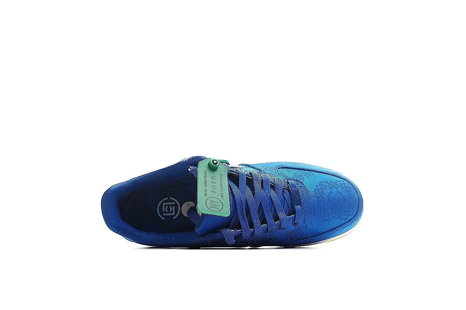 Nike Air Force 1 low Royal Blue Gum 8215 comparison signal note six-photo gallery thumbnail 3