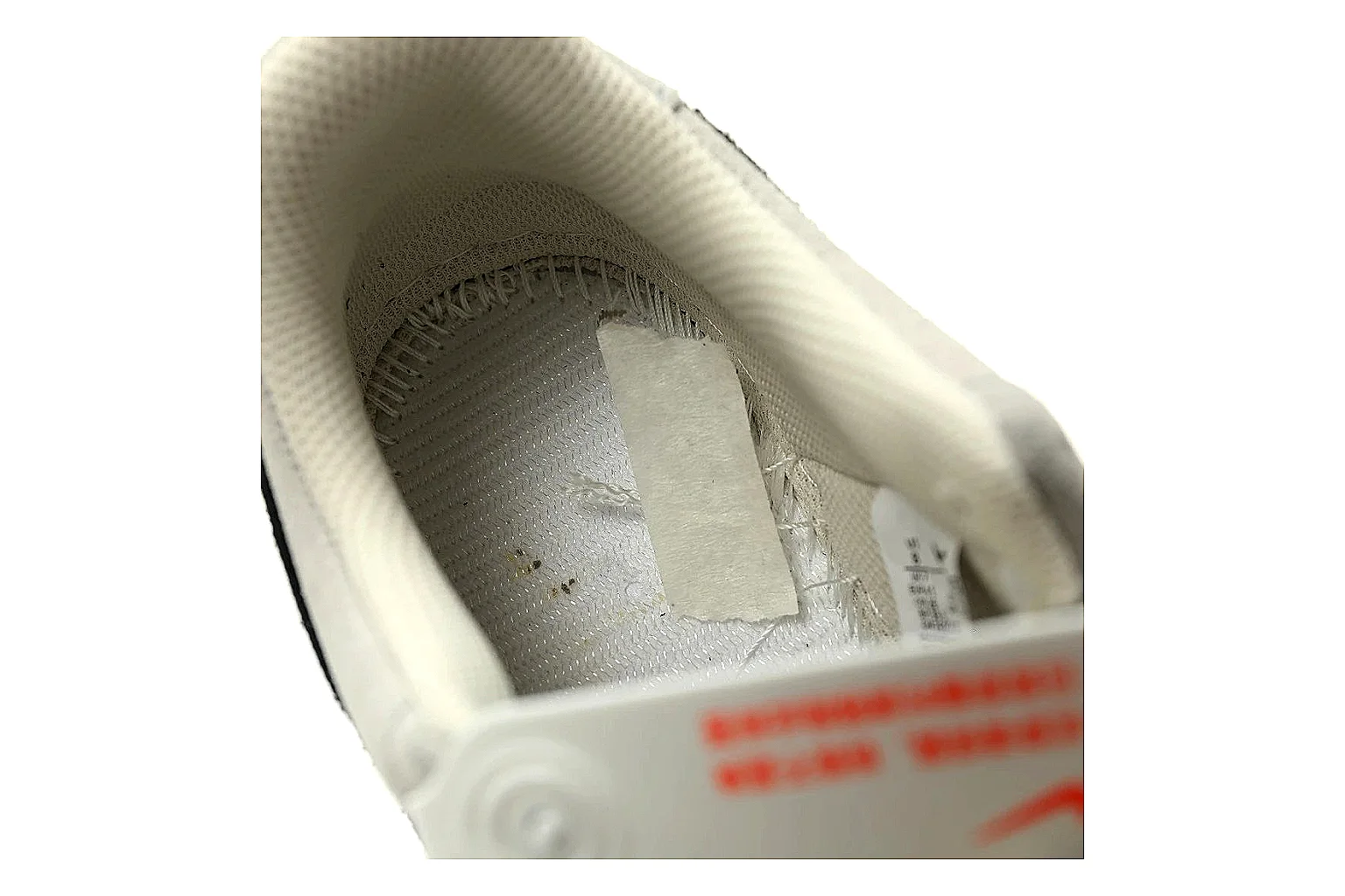 Nike Air Force 1 low White Black 9535 comparison signal note six-photo gallery thumbnail 4