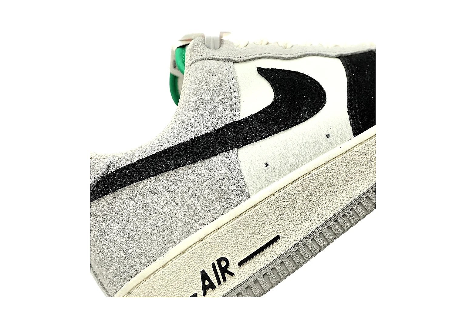 Nike Air Force 1 low White Black 9535 comparison signal note six-photo gallery thumbnail 6