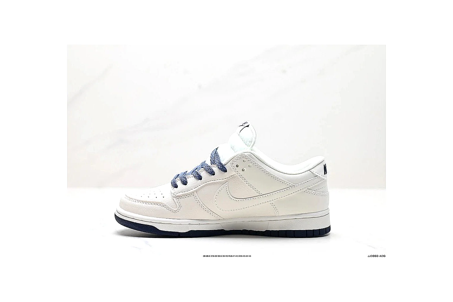 kakoscout.com Nike Air Force 1 White Blue comparison signal card six-photo gallery