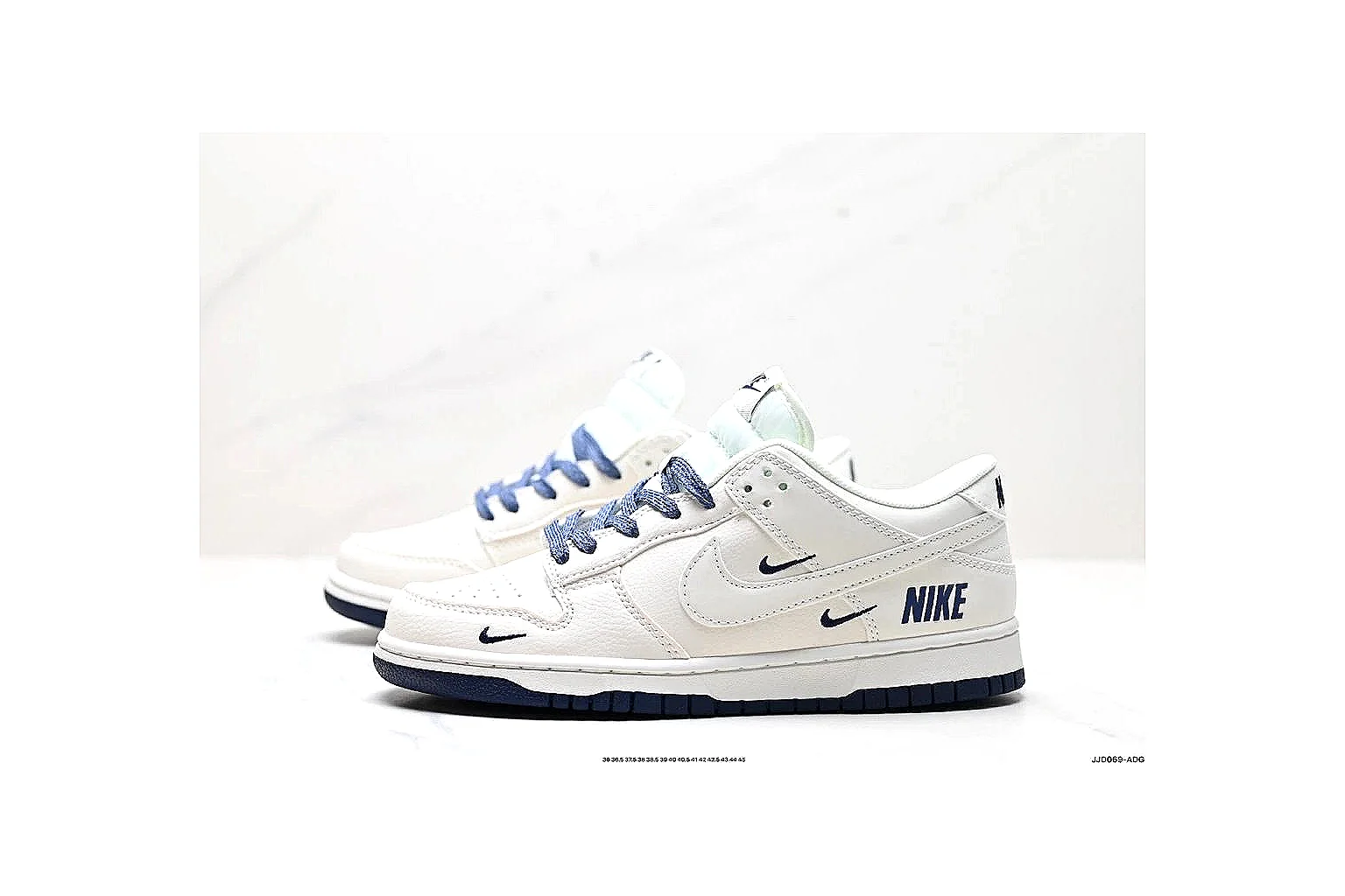 kakoscout.com Nike Air Force 1 White Blue comparison signal card six-photo gallery thumbnail 3
