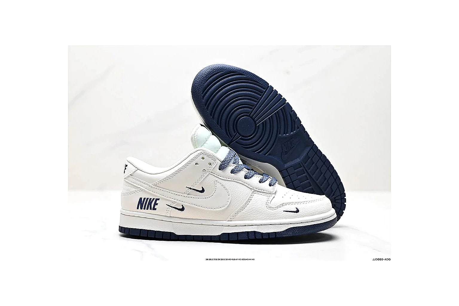 kakoscout.com Nike Air Force 1 White Blue comparison signal card six-photo gallery thumbnail 4