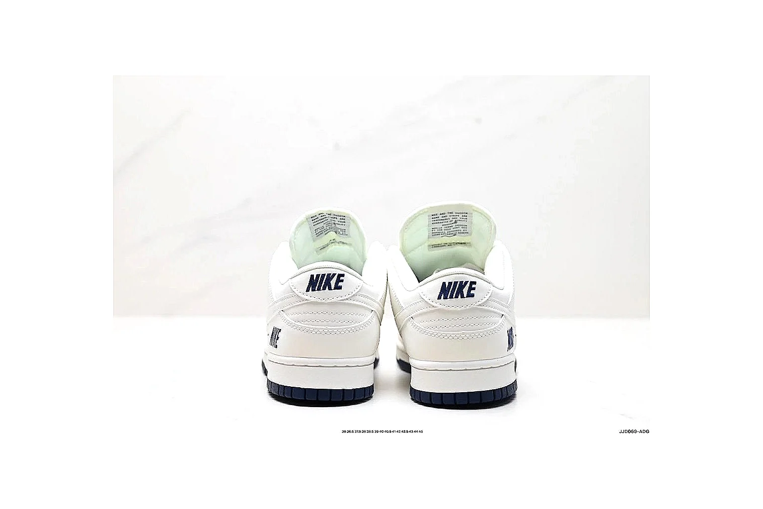 kakoscout.com Nike Air Force 1 White Blue comparison signal card six-photo gallery thumbnail 5