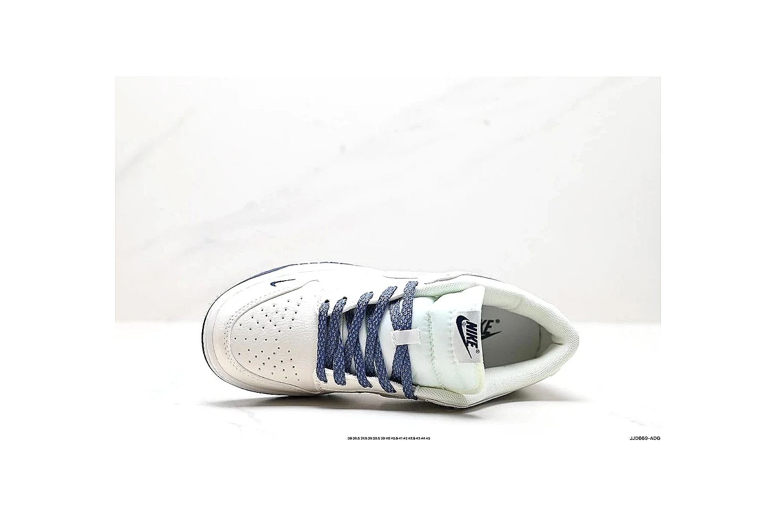 kakoscout.com Nike Air Force 1 White Blue comparison signal card six-photo gallery thumbnail 6