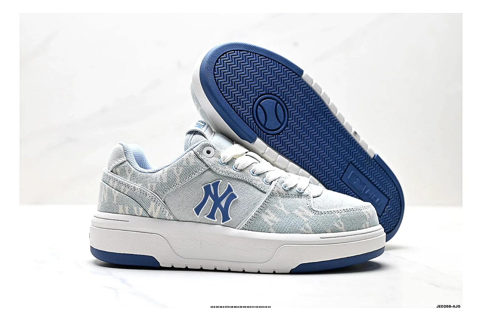 kakoscout.com Nike Air Force 1 White Blue comparison signal card six-photo gallery thumbnail 4