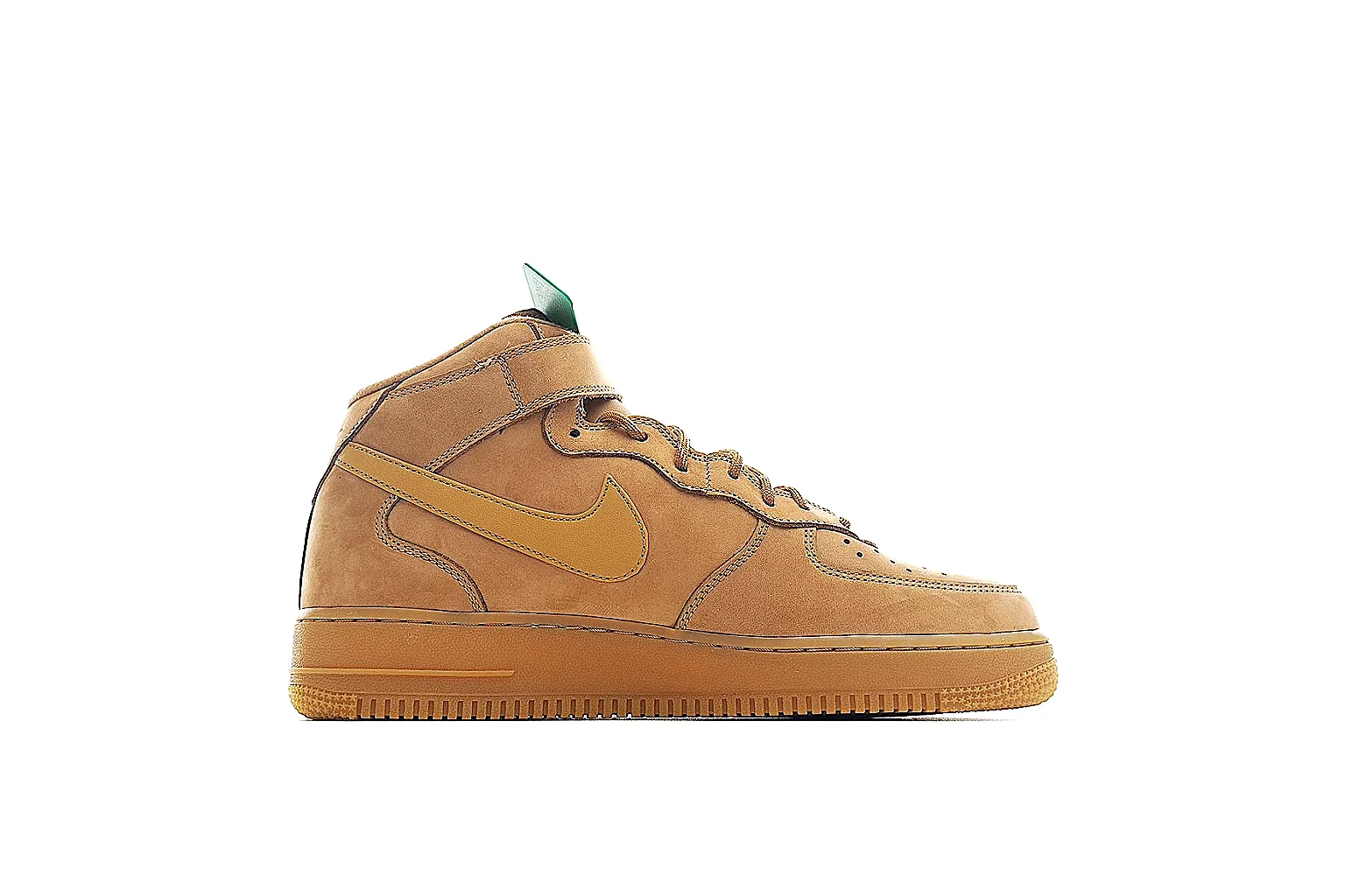 Nike Air Force style low-top Wheat Brown 1261 comparison signal six-photo gallery