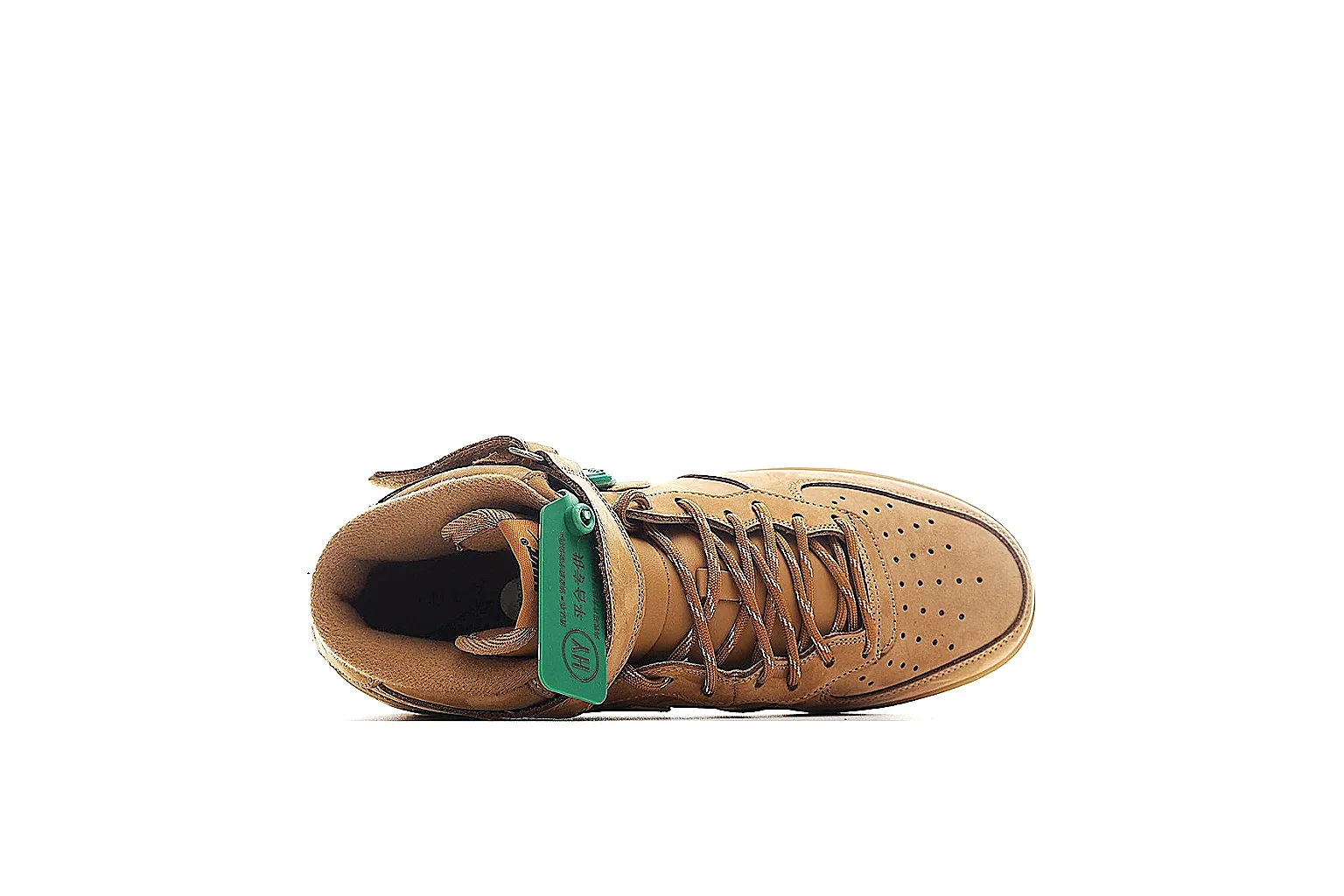 Nike Air Force style low-top Wheat Brown 1261 comparison signal six-photo gallery thumbnail 3