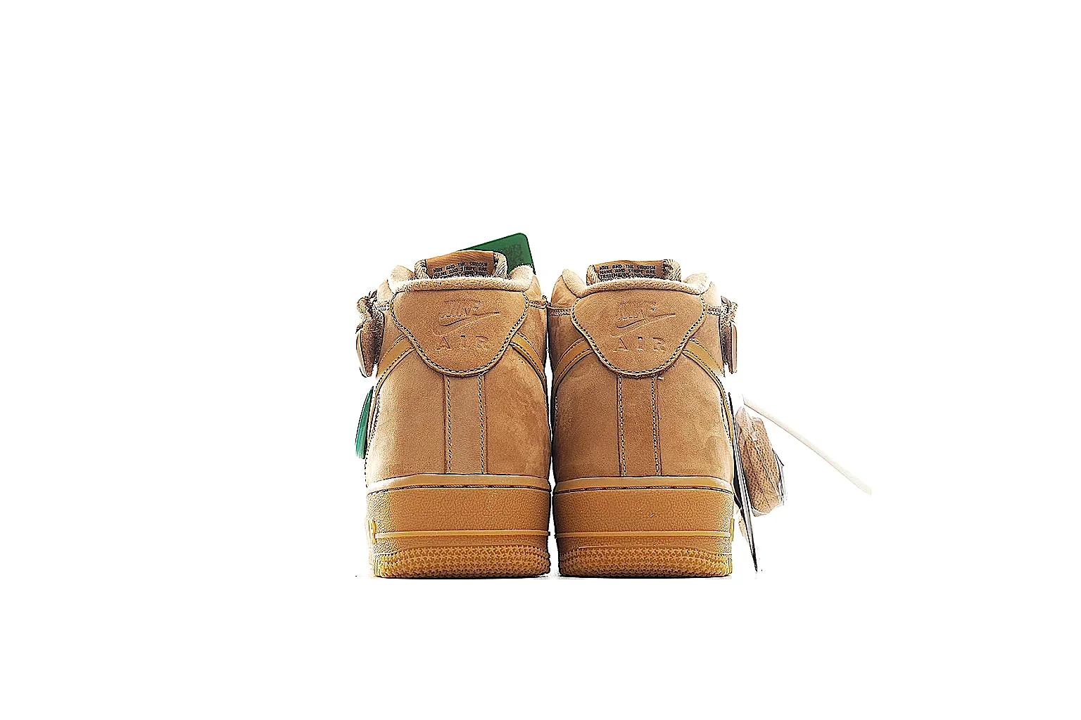 Nike Air Force style low-top Wheat Brown 1261 comparison signal six-photo gallery thumbnail 4