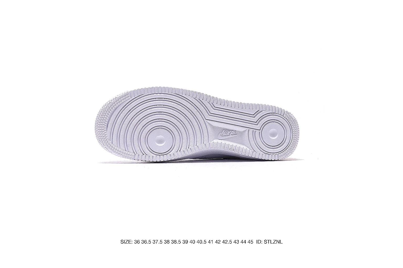 Nike Air Force style low-top White Navy 2602 comparison signal six-photo gallery thumbnail 5