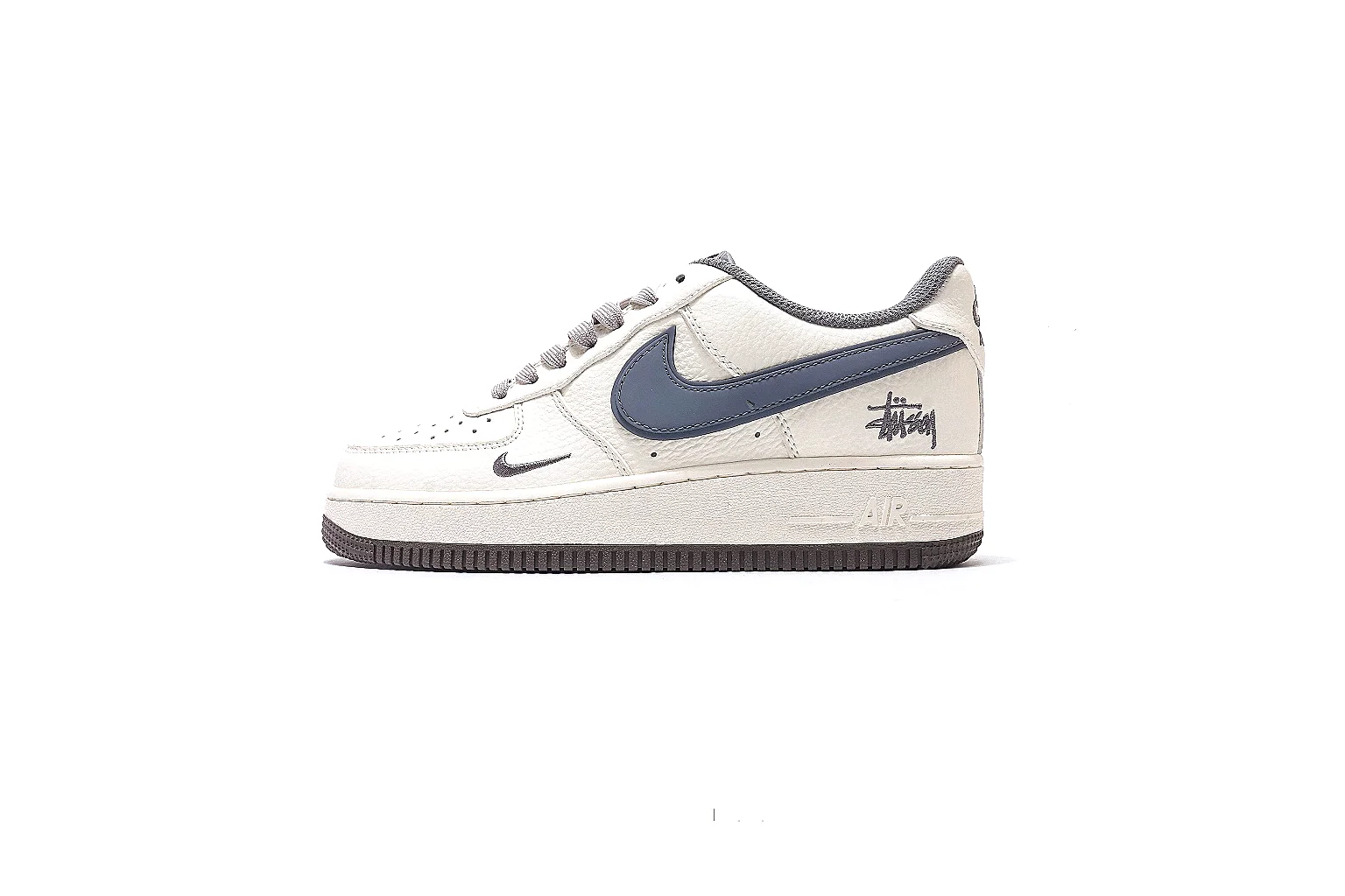 Nike Air Force style low-top White Gray 5138 comparison signal six-photo gallery thumbnail 2