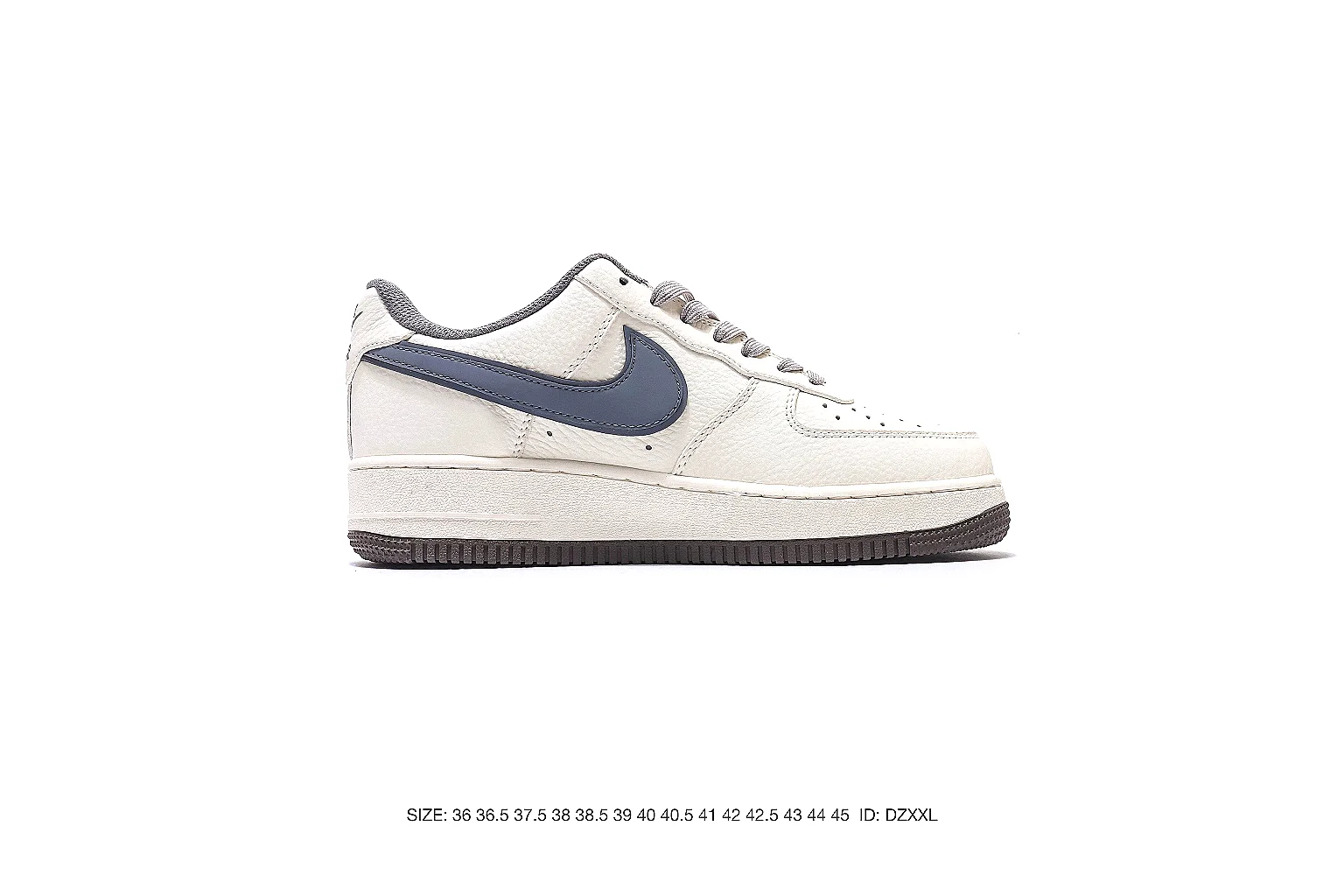 Nike Air Force style low-top White Gray 5138 comparison signal six-photo gallery
