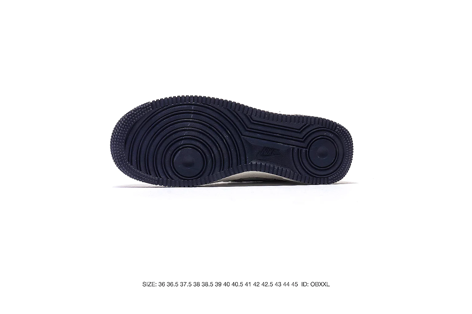 Nike Air Force style low-top White Navy 5182 comparison signal six-photo gallery thumbnail 5