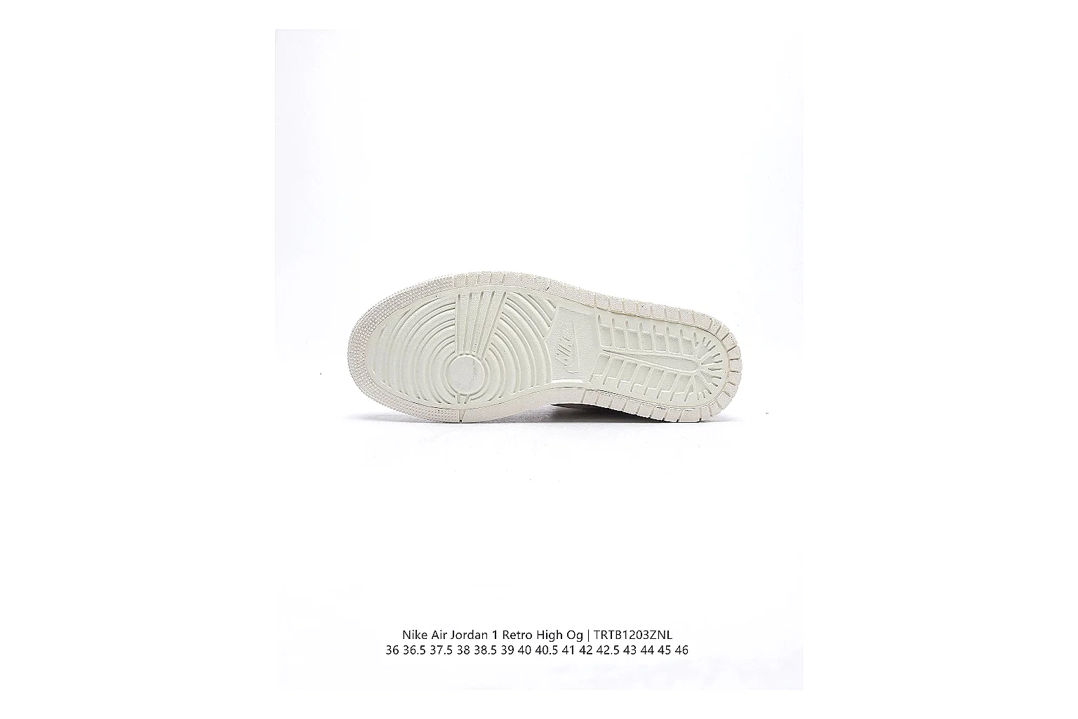 kakoscout.com Nike Air Jordan 1 White Black comparison signal card six-photo gallery thumbnail 5