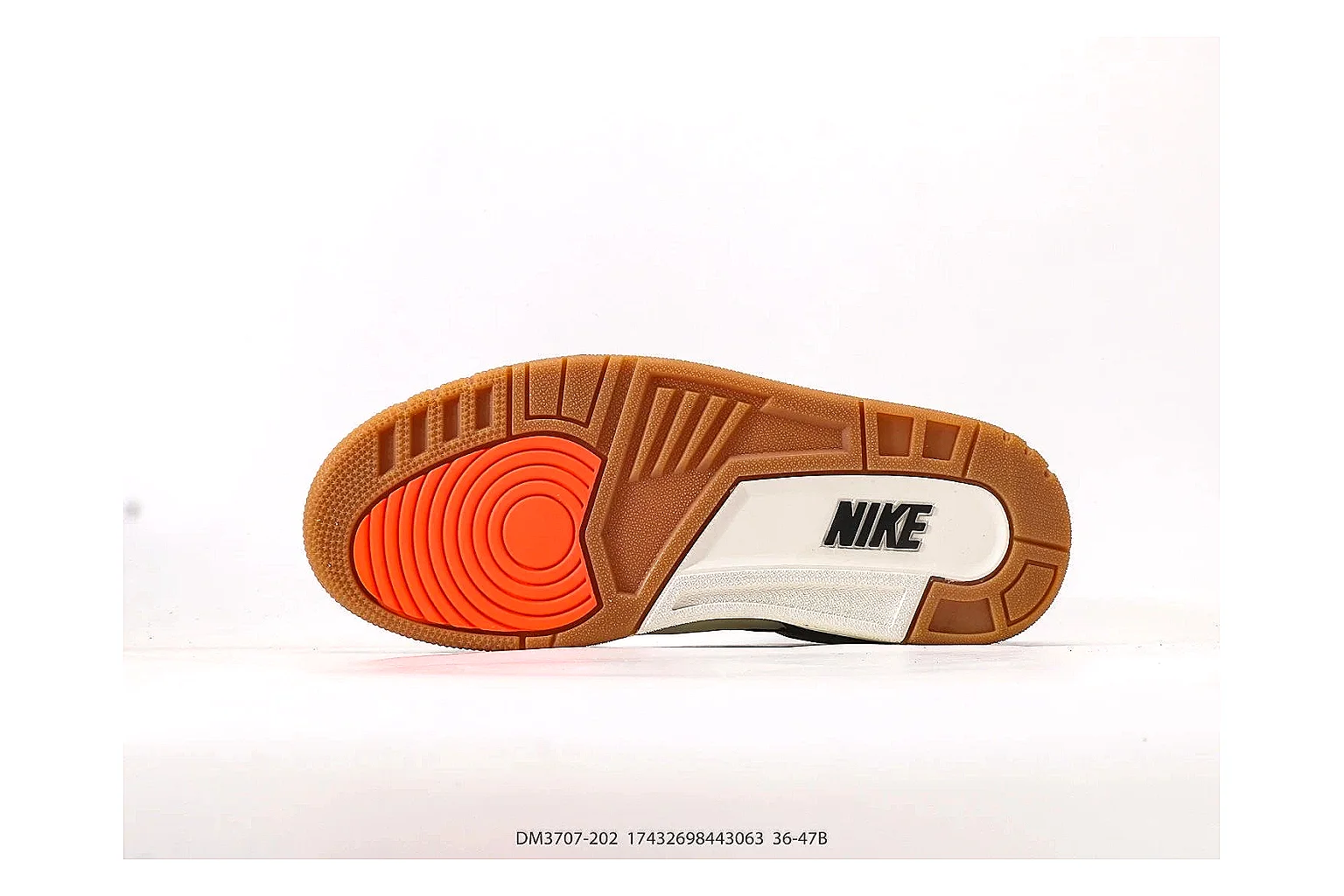 kakoscout.com Nike Air Jordan 4 Olive Gum comparison signal card six-photo gallery thumbnail 5