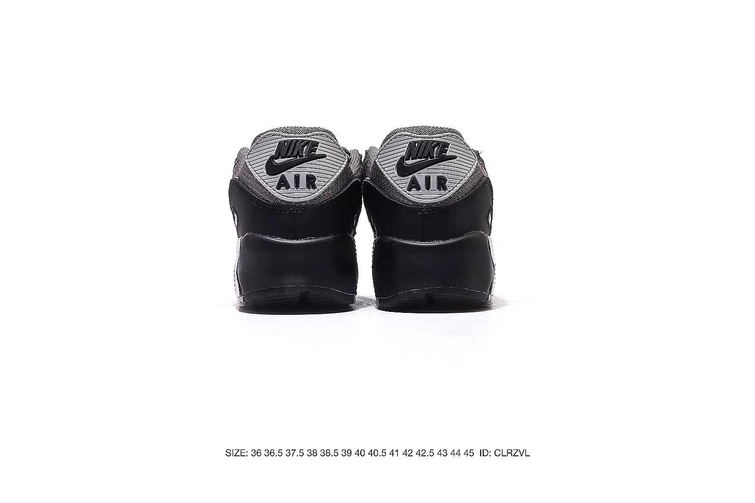 Nike Air Max 90 Black Gray Sneaker 5320 comparison gallery with QC evidence thumbnail 4