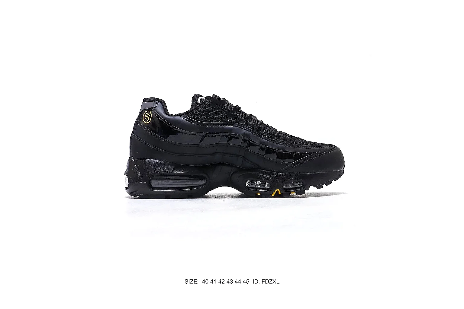 Nike Air Max 95 Black Sneaker 7678 comparison gallery with QC evidence