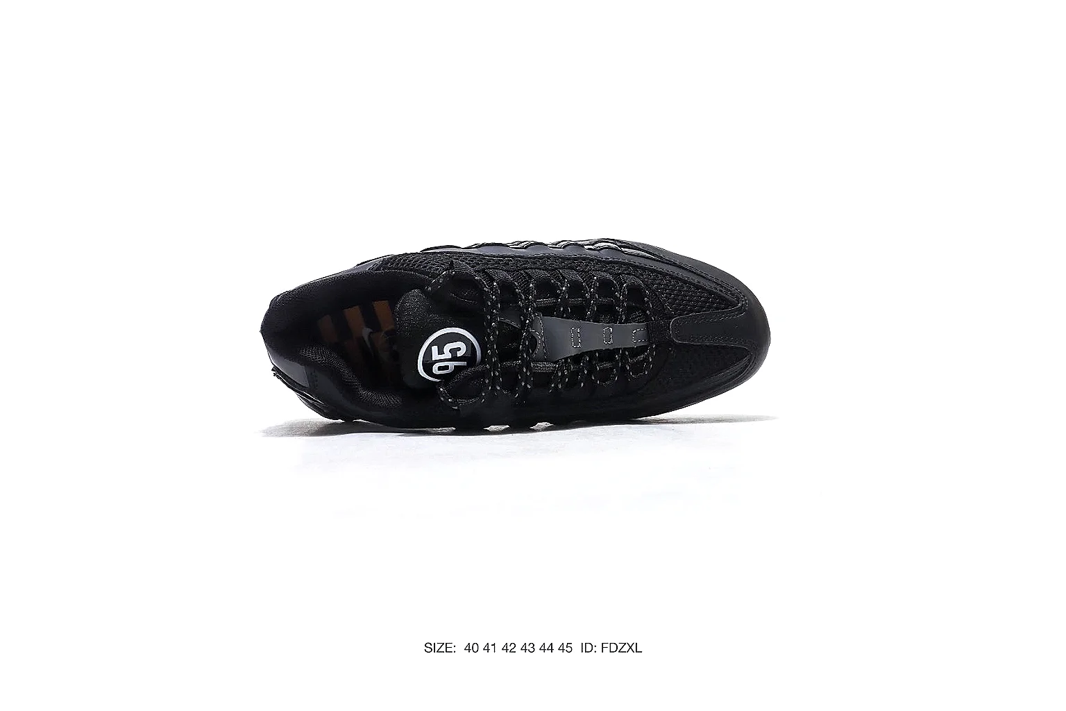 Nike Air Max 95 Black Sneaker 7678 comparison gallery with QC evidence thumbnail 3