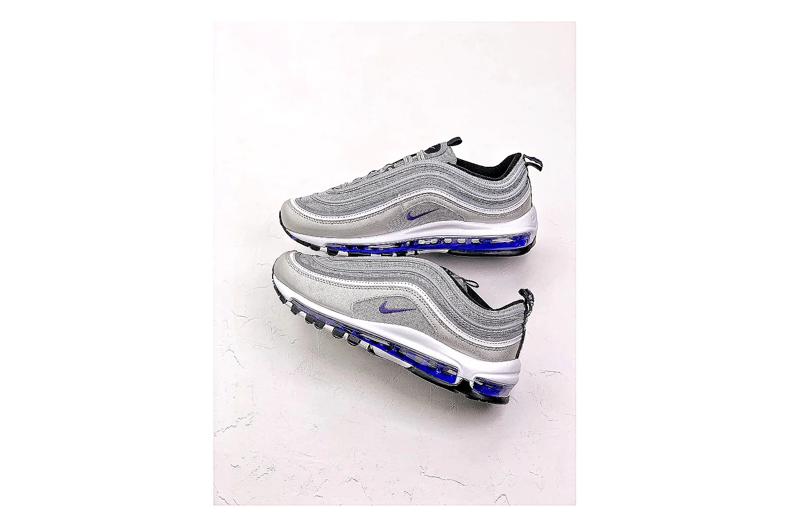 kakoscout.com Nike Air Max 97 Gray Purple comparison signal card six-photo gallery thumbnail 6